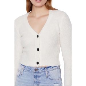 FRAME Boucle Knit Cardigan